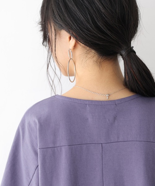 osharewalker（オシャレウォーカー）の「【廃盤】『立体タックデザインTシャツ』（Tシャツ/カットソー・レディース・ブラック/ネイビー/レッド/オフホワイト・FREE）」の19枚目の写真