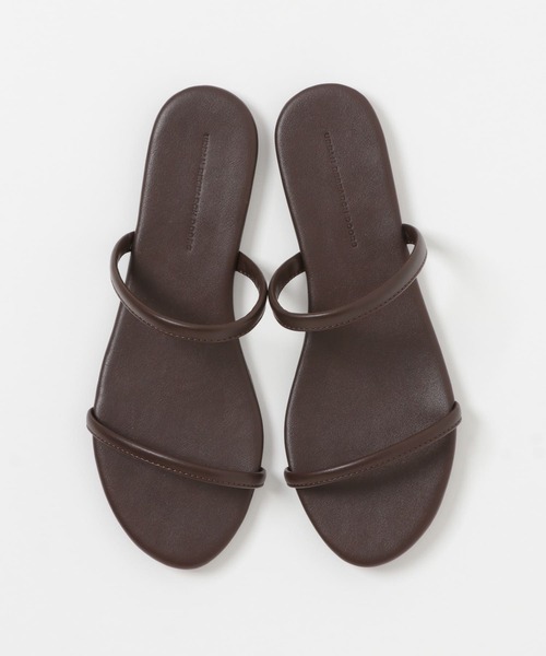 URBAN RESEARCH DOORS（アーバンリサーチドアーズ）の「ダブルストラップサンダル（サンダル・レディース・ダークブラウン/アイボリー・36/37/38）」の9枚目の写真