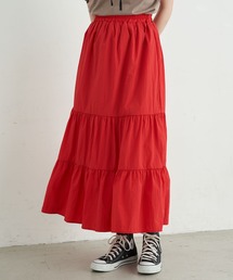 earth music&ecology（アースミュージックアンドエコロジー）の「【WEB限定】ティアードスカート ＊（スカート・レディース）」