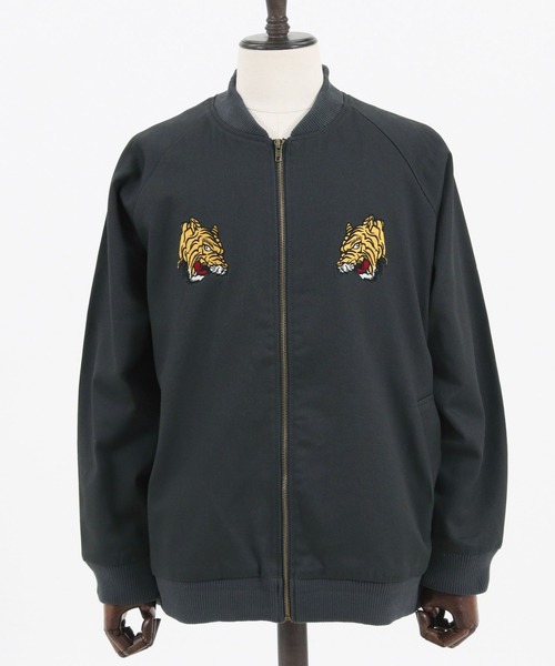 CAMBIO（カンビオ）の「mj7955-Tiger Embroidery Cotton Twill
