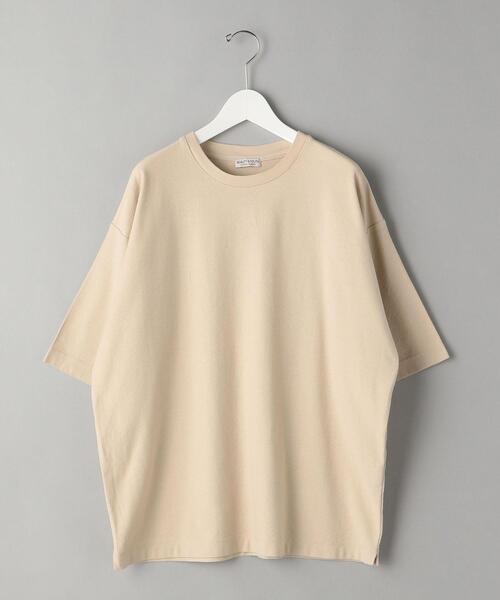BEAUTY&YOUTH UNITED ARROWS（ビューティーアンドユースユナイテッドアローズ）の「BY クレープウェーブ ハーフスリーブ Tシャツ（Tシャツ/カットソー・メンズ・ライトブルー/ブラック/ベージュ・SMALL/MEDIUM/LARGE/X-LARGE）」の2枚目の写真