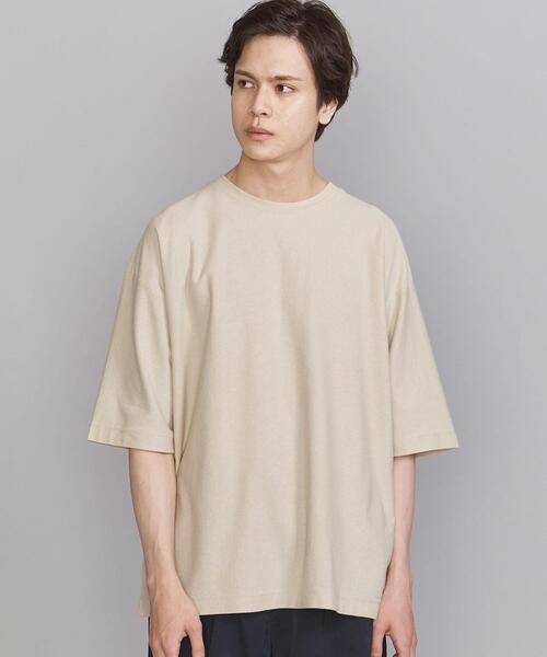 BEAUTY&YOUTH UNITED ARROWS（ビューティーアンドユースユナイテッドアローズ）の「BY クレープウェーブ ハーフスリーブ Tシャツ（Tシャツ/カットソー・メンズ・ライトブルー/ブラック/ベージュ・SMALL/MEDIUM/LARGE/X-LARGE）」の12枚目の写真
