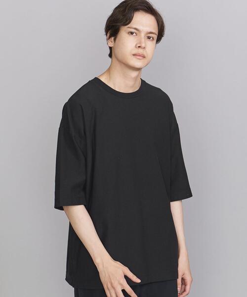 BEAUTY&YOUTH UNITED ARROWS（ビューティーアンドユースユナイテッドアローズ）の「BY クレープウェーブ ハーフスリーブ Tシャツ（Tシャツ/カットソー・メンズ・ライトブルー/ブラック/ベージュ・SMALL/MEDIUM/LARGE/X-LARGE）」の19枚目の写真