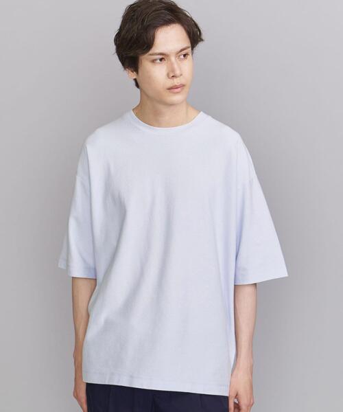 BEAUTY&YOUTH UNITED ARROWS（ビューティーアンドユースユナイテッドアローズ）の「BY クレープウェーブ ハーフスリーブ Tシャツ（Tシャツ/カットソー・メンズ・ライトブルー/ブラック/ベージュ・SMALL/MEDIUM/LARGE/X-LARGE）」の21枚目の写真