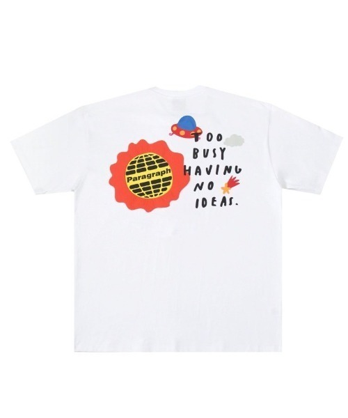 Paragraph(パラグラフ)の「『paragraph/パラグラフ』SMILE HAPPY T-SHIRT/スマイル ブランドロゴ 半袖Tシャツ(Tシャツ/カットソー・メンズ・ブルー/グリーン/ホワイト/チャコールグレー/ライトグレー・FREE)」の11枚目の写真