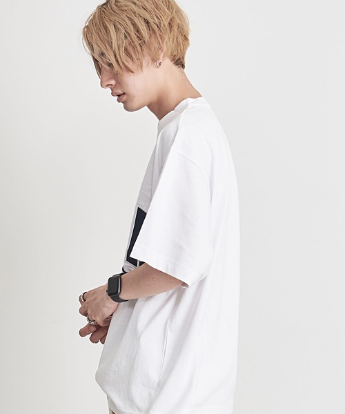 SILVER BULLET(シルバーバレット)の「『CavariA/キャバリア』ロゴ刺繍入りクルーネック半袖カレッジTシャツ(Tシャツ/カットソー・メンズ・グレー/ネイビー/ホワイト・L/M)」の16枚目の写真