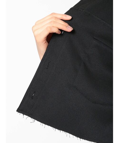 EMODA（エモダ）の「オーバーショートシャツジャケット（テーラードジャケット・レディース・アイボリー/ブラック/ブルー・FREE）」の21枚目の写真