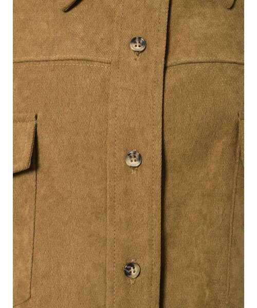 EMODA（エモダ）の「オーバーショートシャツジャケット（テーラードジャケット・レディース・アイボリー/ブラック/ブルー・FREE）」の15枚目の写真