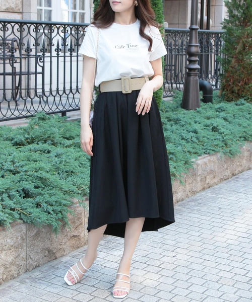 Julia Boutique（ジュリアブティック）の「マット調太ベルト/21163（ベルト・レディース・ホワイト/ライトベージュ/ブラック/キャメル・ONE）」の14枚目の写真