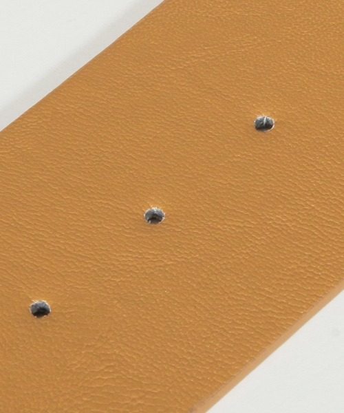 Julia Boutique（ジュリアブティック）の「マット調太ベルト/21163（ベルト・レディース・ホワイト/ライトベージュ/ブラック/キャメル・ONE）」の11枚目の写真