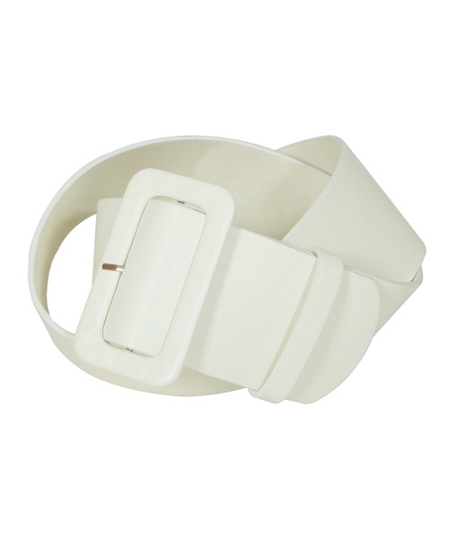 Julia Boutique（ジュリアブティック）の「マット調太ベルト/21163（ベルト・レディース・ホワイト/ライトベージュ/ブラック/キャメル・ONE）」の15枚目の写真