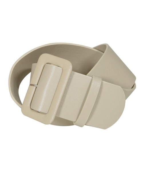 Julia Boutique（ジュリアブティック）の「マット調太ベルト/21163（ベルト・レディース・ホワイト/ライトベージュ/ブラック/キャメル・ONE）」の17枚目の写真