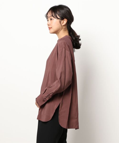 CLEARIMPRESSION (クリアインプレッション)の「バックボタンブラウス(シャツ/ブラウス・レディース・ブラウン/オフホワイト/イエロー・フリー)」の14枚目の写真