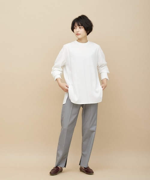 CLEARIMPRESSION (クリアインプレッション)の「バックボタンブラウス(シャツ/ブラウス・レディース・ブラウン/オフホワイト/イエロー・フリー)」の7枚目の写真