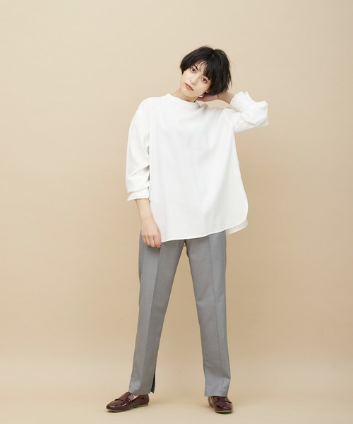 CLEARIMPRESSION (クリアインプレッション)の「バックボタンブラウス(シャツ/ブラウス・レディース・ブラウン/オフホワイト/イエロー・フリー)」の12枚目の写真