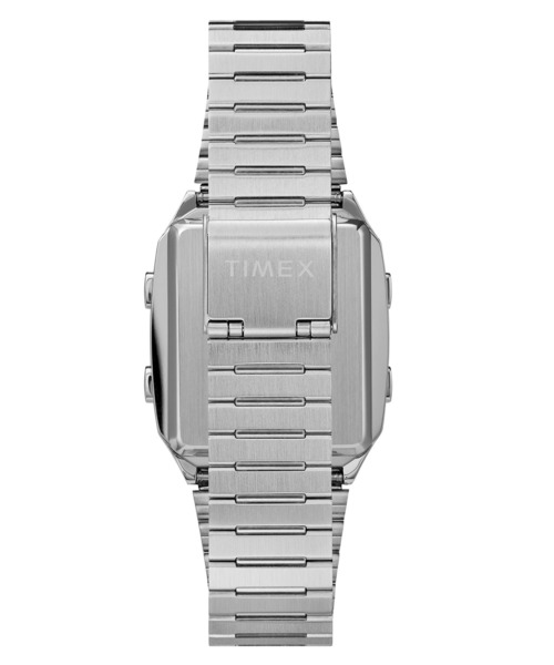 NANO universe（ナノユニバース）の「TIMEX/Q TIMEX Reissue Digital LCA（アナログ腕時計・メンズ・シルバー・FREE）」の2枚目の写真