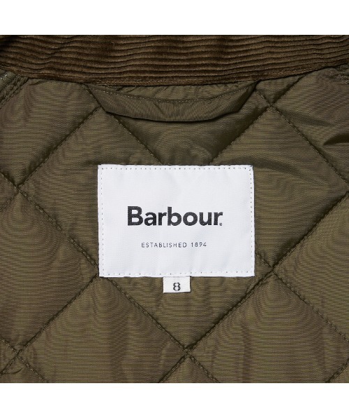 Barbour（バブアー）の「LADIES BURGHLEY QUILT NYLON（ステンカラー