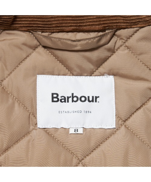 Barbour（バブアー）の「LADIES BURGHLEY QUILT NYLON（ステンカラー