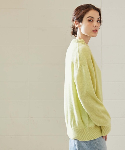 OUVRAGE CLASSE(ウヴラージュクラス)の「【オンラインストア限定】カラーチビハイネックニット(Tシャツ/カットソー・レディース・ブルー/レモンイエロー・FREE)」の3枚目の写真