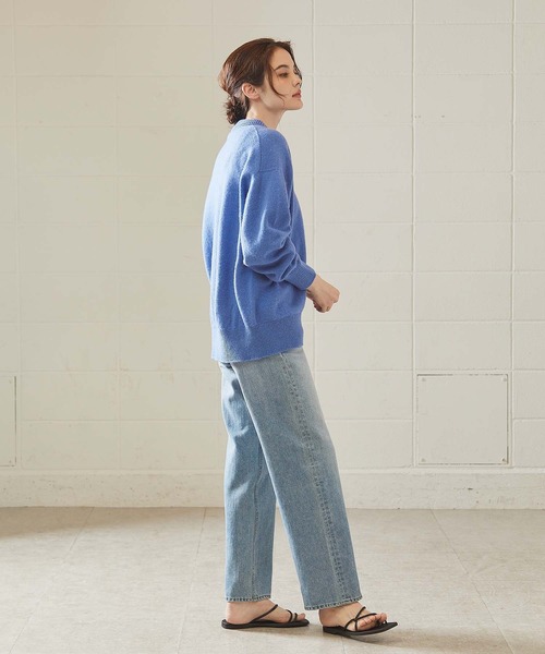 OUVRAGE CLASSE(ウヴラージュクラス)の「【オンラインストア限定】カラーチビハイネックニット(Tシャツ/カットソー・レディース・ブルー/レモンイエロー・FREE)」の4枚目の写真