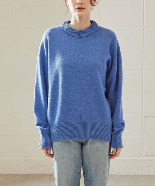 OUVRAGE CLASSE(ウヴラージュクラス)の「【オンラインストア限定】カラーチビハイネックニット(Tシャツ/カットソー・レディース・ブルー/レモンイエロー・FREE)」の17枚目の写真
