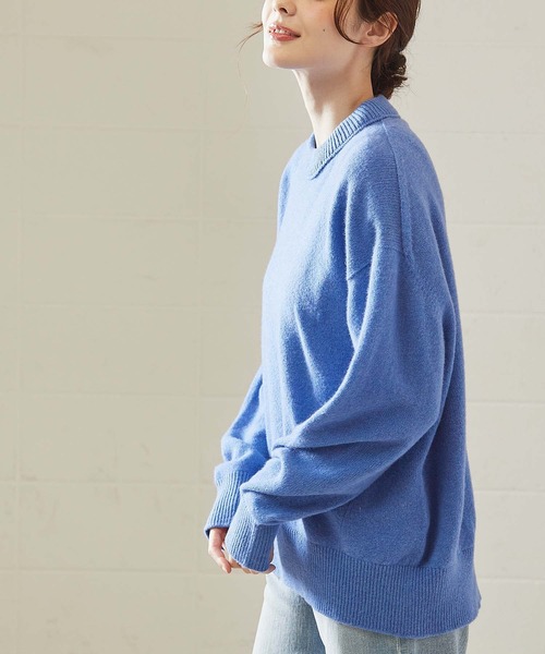 OUVRAGE CLASSE(ウヴラージュクラス)の「【オンラインストア限定】カラーチビハイネックニット(Tシャツ/カットソー・レディース・ブルー/レモンイエロー・FREE)」の10枚目の写真