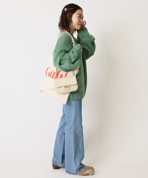 OSKER オスカー S/M アシンメトリーニット ケーブル