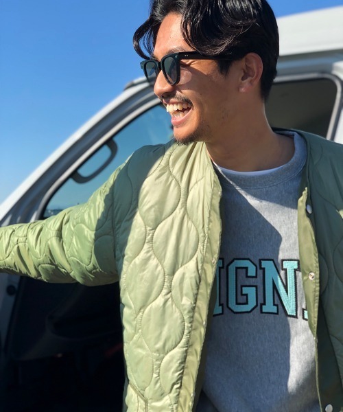 MAGIC NUMBER（マジック ナンバー）の「【MAGIC NUMBER】MGNB COLLEGE CREW SWEAT（スウェット・メンズ・ヘザーグレー/杢グレー/グレー系その他/グレー×ホワイト・MEDIUM/LARGE/X-LARGE）」の10枚目の写真