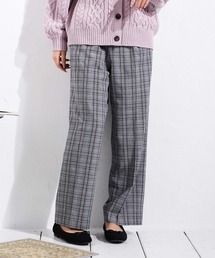Honeys | チェックストレートパンツ(その他パンツ)