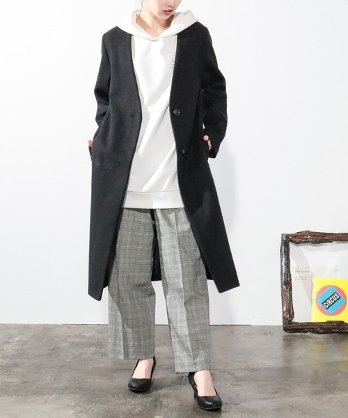 Honeys(ハニーズ)の「チェックストレートパンツ(その他パンツ・レディース・グレー系その他/ベージュ系その他/グレー系その他2/ベージュ系その他2・LL/S/M/L)」の20枚目の写真