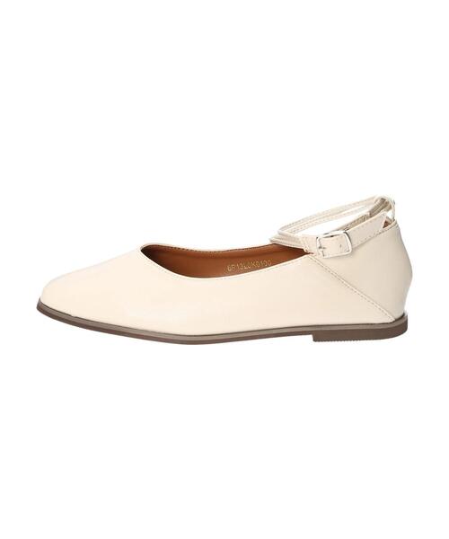 Green　Parks（グリーンパークス）の「・souvenirvelleアンクルストラップパンプス＊（パンプス・レディース・ブラック/アイボリー・S/M/L）」の8枚目の写真