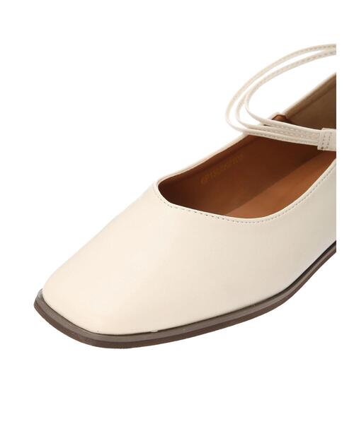 Green　Parks（グリーンパークス）の「・souvenirvelleアンクルストラップパンプス＊（パンプス・レディース・ブラック/アイボリー・S/M/L）」の7枚目の写真