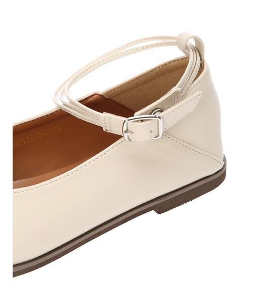 Green　Parks（グリーンパークス）の「・souvenirvelleアンクルストラップパンプス＊（パンプス・レディース・ブラック/アイボリー・S/M/L）」の6枚目の写真