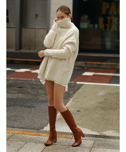 ACYM（アシーム）の「Betty long ブーツ（ブーツ・レディース・ブラック/ブラウン・SMALL/MEDIUM/LARGE）」の10枚目の写真