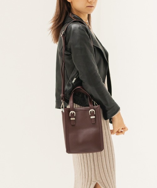 MURUA（ムルーア）の「MURUA (ムルーア)2WAY ショルダーバッグ MR-B1036 BUCKLE（ショルダーバッグ・レディース・ブラウン/ブラック・FREE）」の11枚目の写真