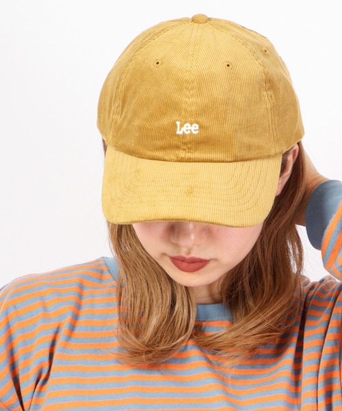 Lee(リー)の「LOW CAP 16W CORDUROY リー ローキャップ 16W(キャップ・レディース・ブラック/ブラウン/ベージュ/ピンク/ホワイト/モスグリーン/イエロー・FREE)」の6枚目の写真