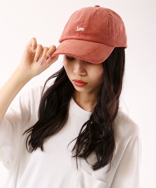 Lee(リー)の「LOW CAP 16W CORDUROY リー ローキャップ 16W(キャップ・レディース・ブラック/ブラウン/ベージュ/ピンク/ホワイト/モスグリーン/イエロー・FREE)」の21枚目の写真