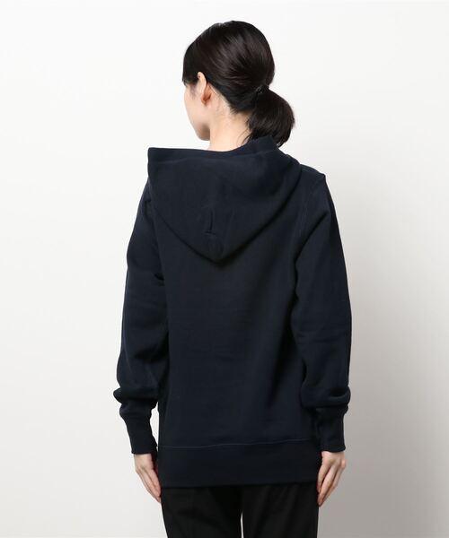 ALL ORDINARIES（オールオーディナリーズ）の「MILFORD裏毛ロゴプルパーカー（パーカー・レディース・杢グレー/ダークネイビー・4/3）」の3枚目の写真