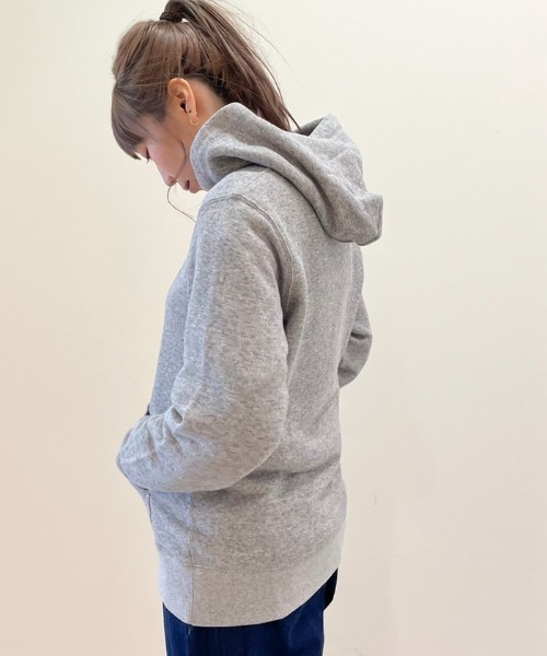 ALL ORDINARIES（オールオーディナリーズ）の「MILFORD裏毛ロゴプルパーカー（パーカー・レディース・杢グレー/ダークネイビー・4/3）」の7枚目の写真