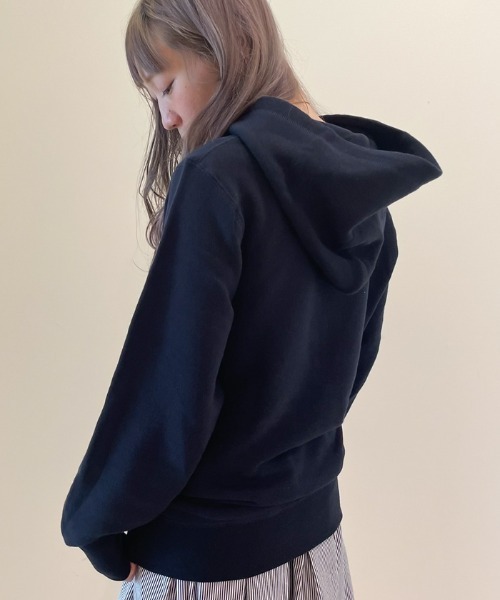 ALL ORDINARIES（オールオーディナリーズ）の「MILFORD裏毛ロゴプルパーカー（パーカー・レディース・杢グレー/ダークネイビー・4/3）」の16枚目の写真