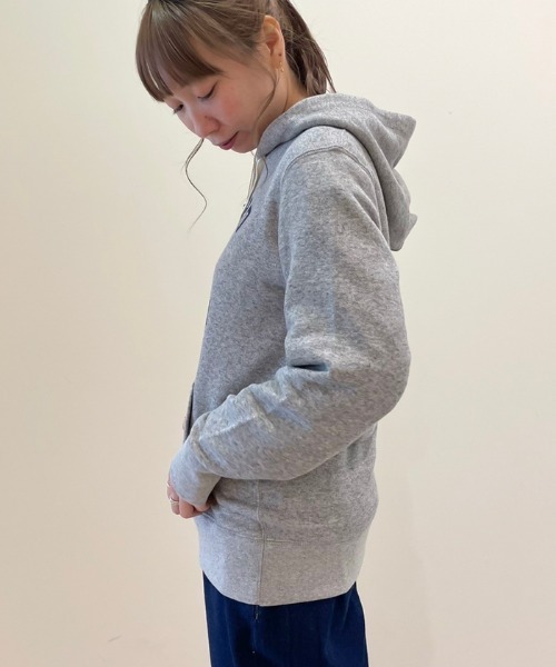 ALL ORDINARIES（オールオーディナリーズ）の「MILFORD裏毛ロゴプルパーカー（パーカー・レディース・杢グレー/ダークネイビー・4/3）」の14枚目の写真