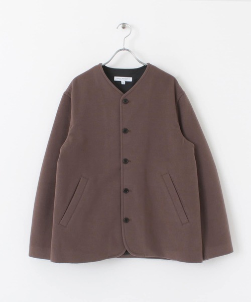 URBAN RESEARCH（アーバンリサーチ）の「『UR TECH』起毛ノーカラーブルゾン（ブルゾン・メンズ・ブラック/ブラウン系その他/ブルー系その他・LARGE/MEDIUM）」の12枚目の写真