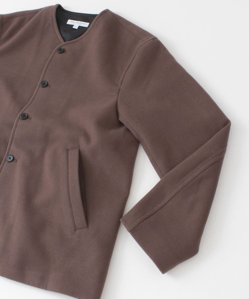 URBAN RESEARCH（アーバンリサーチ）の「『UR TECH』起毛ノーカラーブルゾン（ブルゾン・メンズ・ブラック/ブラウン系その他/ブルー系その他・LARGE/MEDIUM）」の17枚目の写真