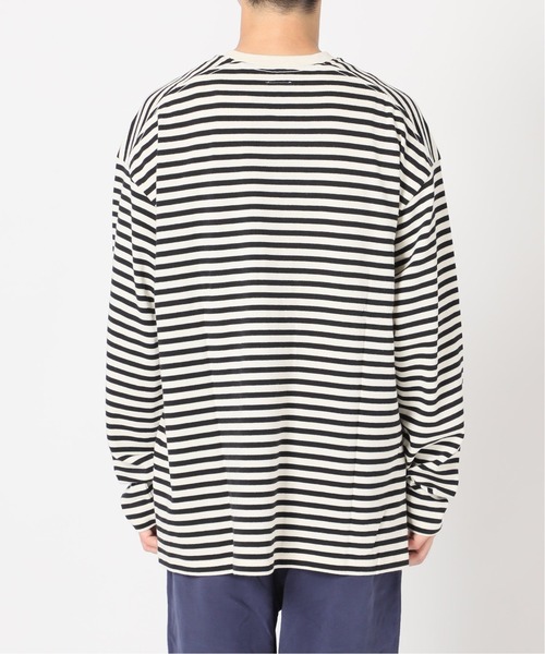 417 EDIFICE(フォーワンセブンエディフィス)の「【fosterr / フォスター】 BORDER LS TEE / ボーダー ロングスリーブ(Tシャツ/カットソー・メンズ・ブラック/ネイビー/ブルー・MEDIUM/LARGE)」の18枚目の写真