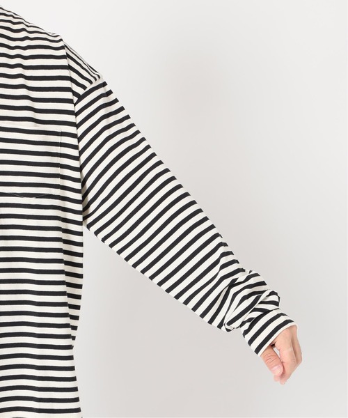417 EDIFICE(フォーワンセブンエディフィス)の「【fosterr / フォスター】 BORDER LS TEE / ボーダー ロングスリーブ(Tシャツ/カットソー・メンズ・ブラック/ネイビー/ブルー・MEDIUM/LARGE)」の8枚目の写真