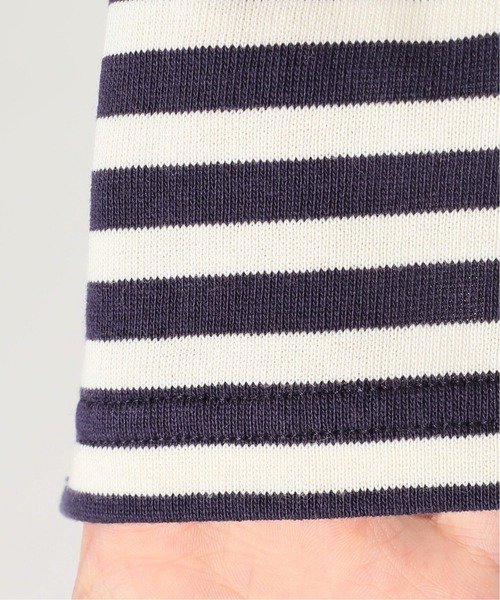 417 EDIFICE(フォーワンセブンエディフィス)の「【fosterr / フォスター】 BORDER LS TEE / ボーダー ロングスリーブ(Tシャツ/カットソー・メンズ・ブラック/ネイビー/ブルー・MEDIUM/LARGE)」の15枚目の写真