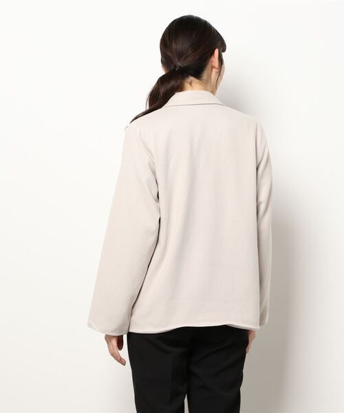 SPINNS（スピンズ）の「【セットアップ対応商品】テーラード ダブル ジャケット（テーラードジャケット・レディース・ブラック/モカ/グレー系その他/ブラウン系その他/ナチュラル・ONESIZE）」の8枚目の写真