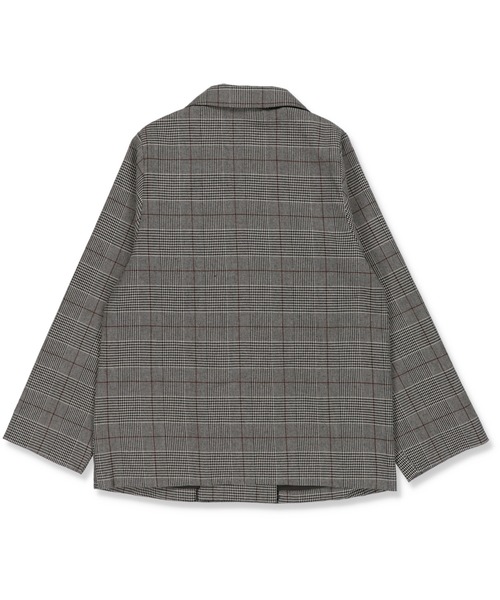 SPINNS（スピンズ）の「【セットアップ対応商品】テーラード ダブル ジャケット（テーラードジャケット・レディース・ブラック/モカ/グレー系その他/ブラウン系その他/ナチュラル・ONESIZE）」の12枚目の写真