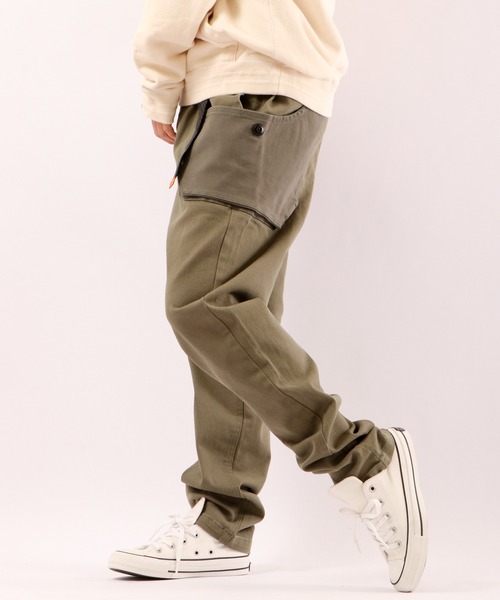 KRIFF MAYER（クリフメイヤー）の「キャンプフルレングス　ベイカーパンツ（その他パンツ・メンズ・カーキ/インディゴブルー/サンドベージュ/ダークネイビー/ブラック/ブルー・L/M/XL/S）」の21枚目の写真