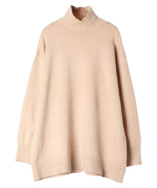 Green　Parks（グリーンパークス）の「モックネックニットプルオーバー＊（ニット/セーター・レディース・ベージュ/カーキ/ブラック・FREE）」の21枚目の写真